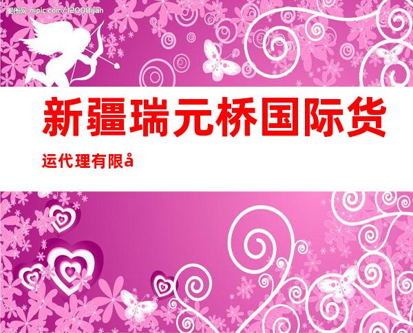 新疆瑞元桥国际货运代理有限公司