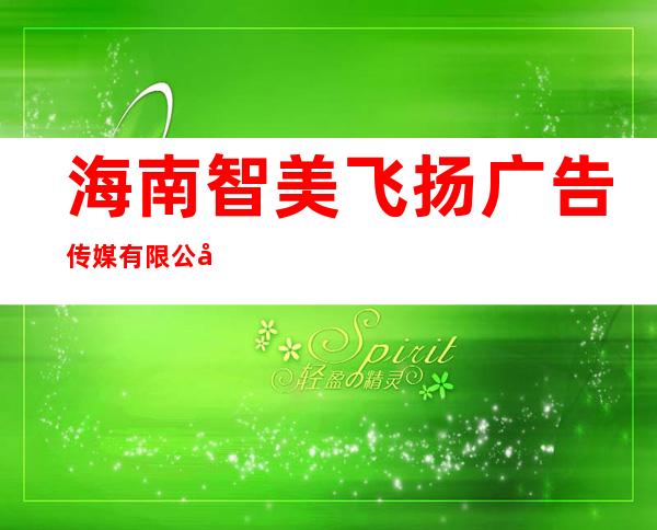 海南智美飞扬广告传媒有限公司
